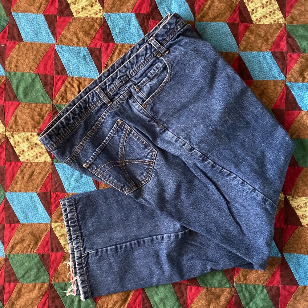 Natural Reflections Flannel lines jeans